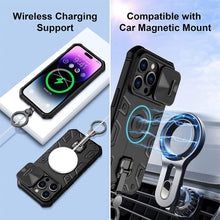 Load image into Gallery viewer, for iPhone 14 Pro Max Case For iPhone 14 Plus NILLKIN CamShield Armor Pro Magnetic Case Slide Camera Case With Ring Kickstand