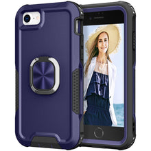 Load image into Gallery viewer, for iPhone SE 2022/2020 7 8 Case Heavy Duty Full Body Shockproof Kickstand with 360° Ring Holder Support Car Mount Hybrid Bumper