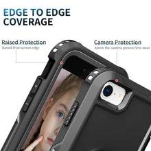 Load image into Gallery viewer, for iPhone SE 2022/2020 7 8 Case Heavy Duty Full Body Shockproof Kickstand with 360° Ring Holder Support Car Mount Hybrid Bumper