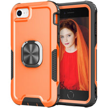 Load image into Gallery viewer, for iPhone SE 2022/2020 7 8 Case Heavy Duty Full Body Shockproof Kickstand with 360° Ring Holder Support Car Mount Hybrid Bumper