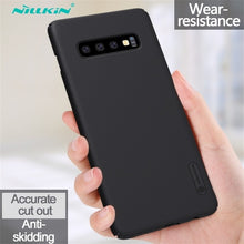 Load image into Gallery viewer, For Samsung Galaxy S10 S10 Plus Case Nillkin Super Frosted Shield Hard PC Cover Gift Phone Holder