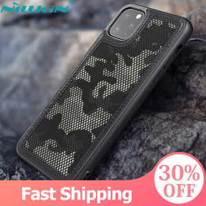 For iPhone 11 Pro Case,NILLKIN Military Camouflage Protector Case Shell Anti-Knock Tough Back Cover