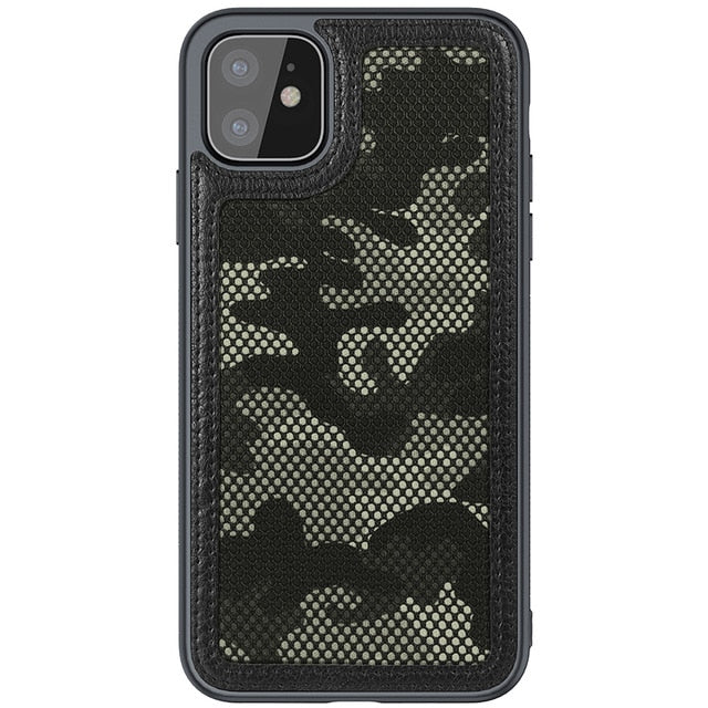 For iPhone 11 Pro Case,NILLKIN Military Camouflage Protector Case Shell Anti-Knock Tough Back Cover